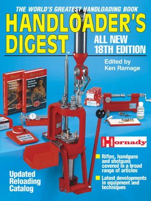 cover image of Handloader's Digest